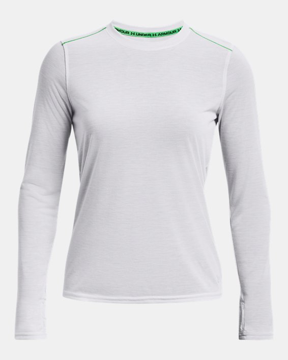 Women's UA Anywhere Long Sleeve in Green image number 8